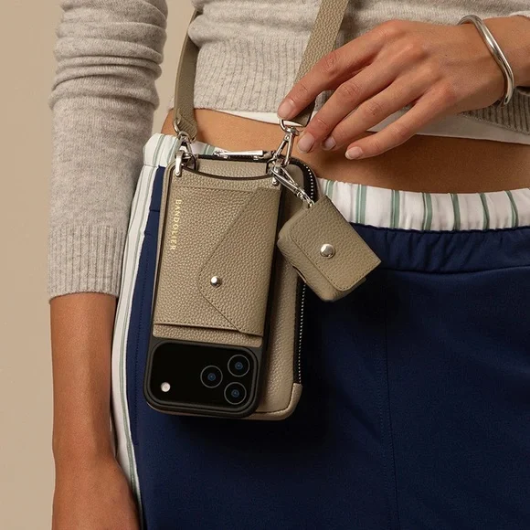 Bandolier Beige Phone Case with Strap - Picture 5 of 6